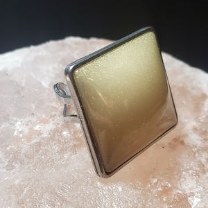 Pearl Shimmer Statement Ring